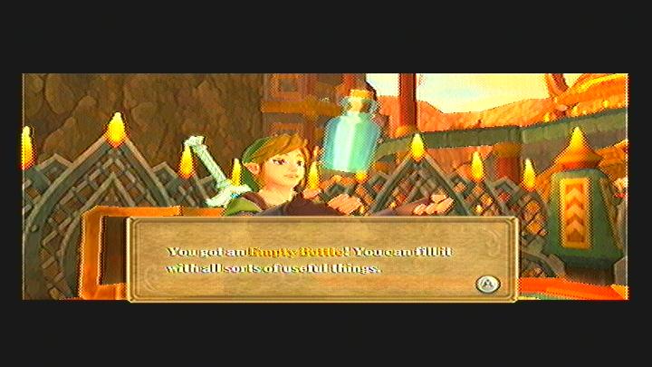 Skyward Sword Fire Sanctuary Empty Bottle